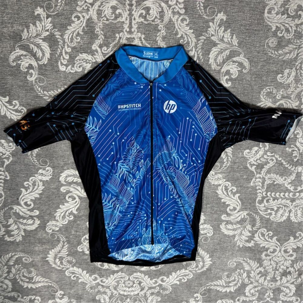 HP Blue Cycling Jersey
